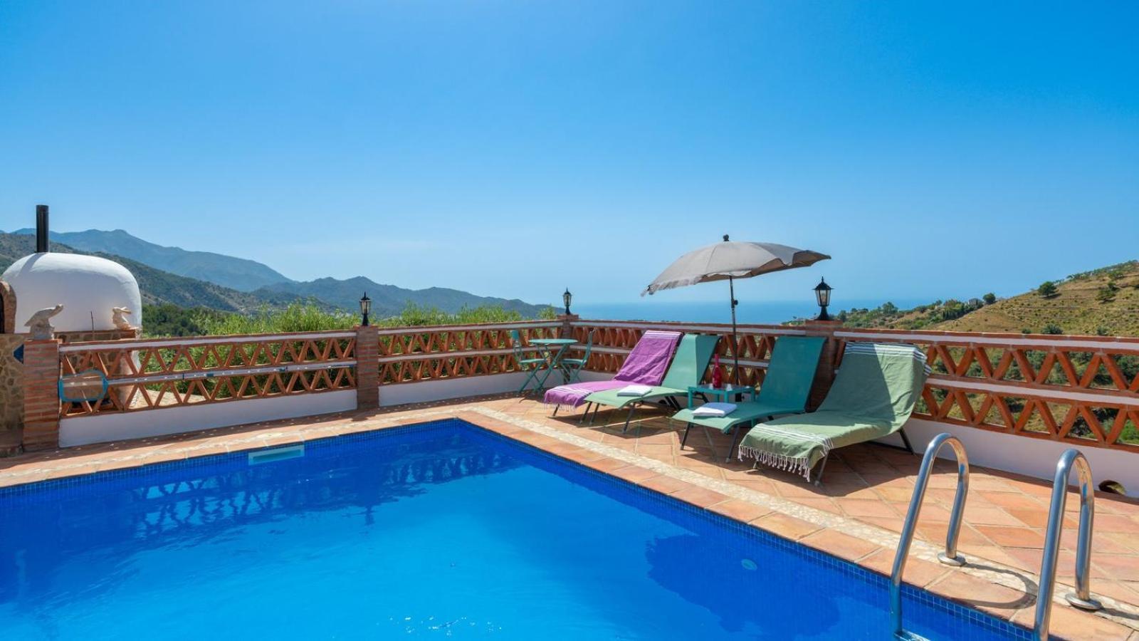Cortijo El Mirador Frigiliana By Ruralidays Villa ภายนอก รูปภาพ