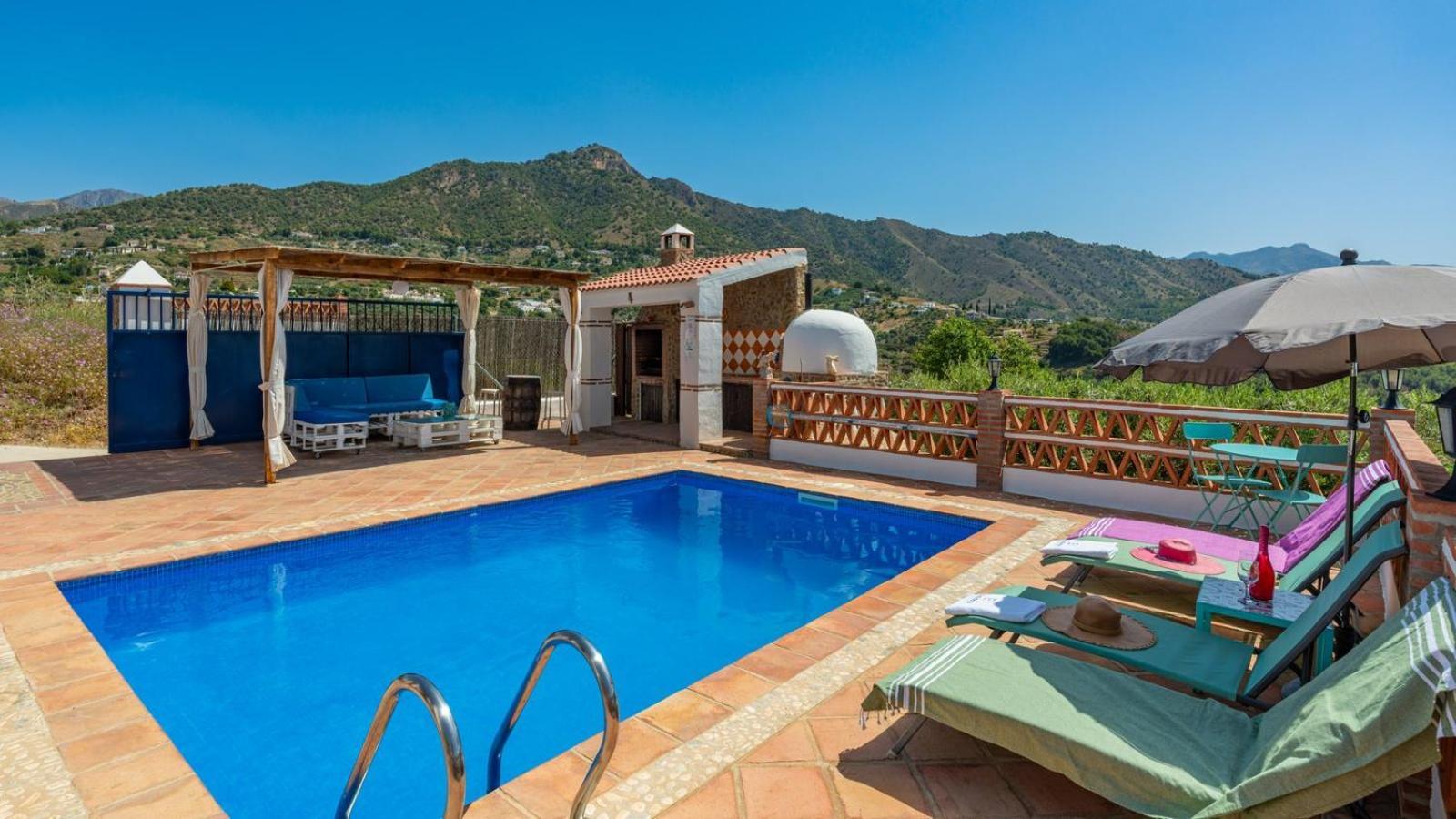 Cortijo El Mirador Frigiliana By Ruralidays Villa ภายนอก รูปภาพ